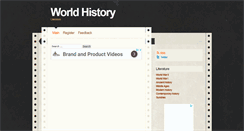 Desktop Screenshot of history-of-world.com